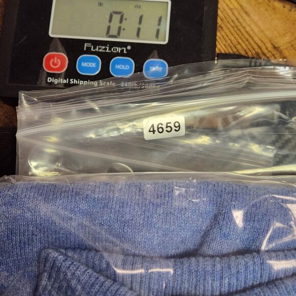 L.L.Bean Cotton/Cashmere Blend Turtleneck Sweater Women’s SZ M Blue Pullover EUC - Picture 13 of 13